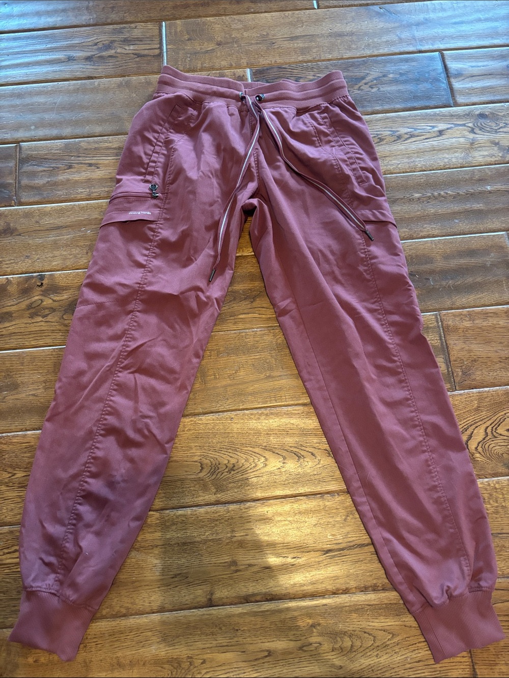 Healing hands scrub joggers in Mauve